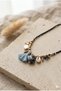 Handmade Ceramic Ball and Tassel Detailed Special Design Necklace - 3