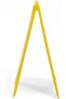 No Parking Foldable Yellow Caution Board Anti Parking Barrier Sign Board Heavy Duty Plastic Weatherproof No Parking Barrier Portable Outdoor Double Sided Folding Self Standing 60x30cm (2) - 3