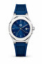 Cs Sport Blue 44 mm Black Dial Black Silicone Band Unisex Quartz Wristwatch