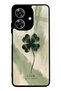 Realme Note 60 Glossy Phone Case with Lucky Sage Clover Design