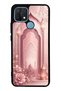 Oppo A15 Blush Palace Garden Design Glossy Phone Case