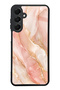 Samsung A16 Blush Gold Marble Design Glossy Phone Case