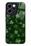 Oppo Reno 15F Emerald Lucky Clover Design Glossy Phone Case