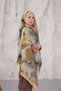 Summer Garden Series Patterned Cotton Soft Shawl Women's Colorful Shawl - 4