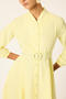 Poplin Dress with Button Detail - 5