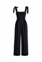 Kendi Modam Women's Tie-Strap Lycra Wide-Leg Jumpsuit Summer Stylish One-Piece Jumpsuit - 3