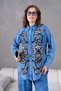Women's Sequin Embroidery Detailed Shirt and Jeans Set - 5