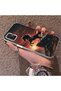 Samsung Galaxy A51 Compatible Silicone Edge Hard Back Case Couple Phone Case with Horse Pattern - 2