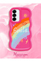 Samsung Galaxy A56 Compatible Case Camera Protector Red Silicone Couple Phone Case Rainbow Pattern - 2