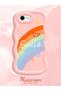 iPhone 8 Compatible Case Camera Protector Pink Silicone Couple Phone Case Rainbow Pattern - 2