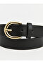 Alita City with a Difference, Lcw Accessories Black Plain Women's Belt - 3