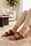 Leopard Patterned Double Buckle Women's Daily Comfortable Balcony Pool Beach Slippers - 2