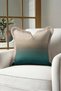 Gradient Ombre Sea Breeze Fringed Pillowcase - Coastal Bohemian Cream Mink Tassel Throw Pillow Cover - 4