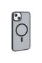 iPhone 15 Plus Case Magsafe Supported Camera Raised Silicone Matte Anti-Fingerprint Senk - 3