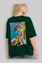 Amalfi Italy Green Oversize Country City Back Printed Unisex T-Shirt 100% Cotton Premium - 4