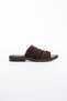 Stacy Women's Genuine Leather Drawstring Casual Slippers - 6