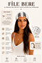 File Beanie Women's Hand Knitted Pearl Detailed Summer Bohemian Hair Accessory - 2