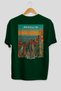 Medellin Colombia Green Oversize Country City Back Printed Unisex T-Shirt 100% Cotton Premium
