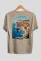 Dubrovnik Croatia 2 Beige Oversize Country City Back Printed Unisex T-Shirt 100% Cotton Premium