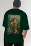 Great Wall of China Green Oversize Country City Back Printed Unisex T-Shirt 100% Cotton Premium - 7