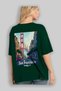 San Francisco Usa Green Oversize Country City Back Printed Unisex T-Shirt 100% Cotton Premium - 4