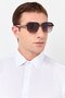Men SPLF11M 0302 Square Sunglasses, Black - 2