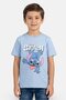 Kids Boy Lilo And Stictch Short Sleeve T-Shirt, Dusty Blue