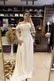 Lace Sleeve Evening Dress