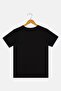 Kids Boy Graphic Print Short Sleeve T-Shirt, Black - 3