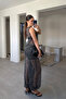 New Season Sequined Shalwar Trousers - Black - 3