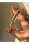 Xuping Zircon Stone Snake Skin Model Gold Bracelet - 2
