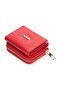 Women's Zippered Wallet with Multiple Card Slots and Coin Compartment - Red - 5
