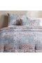 Auburn Patch 3-piece Full Comforter Set 160x220cm - Multi - 2