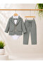 Baby Boy Bodysuit with Bow Tie 4-Piece Suit - 2