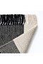 Skype Recycle Dhurrie with Fringe 90x150cm - Black - 3