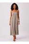 Mink Modal Fabric Strap Dress - 2
