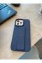 iPhone 16 Pro Max Compatible Matte Silicone Phone Case with Stand and Camera Protection with Finger Holder - 3