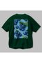 Blueberry 2 Oversize Back Printed Green T-Shirt Unisex 100% Cotton Premium Design Streetwear - 3