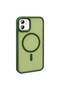 iPhone 12 Case Magsafe Supported Camera Raised Silicone Matte Anti-Fingerprint Gzst - 6