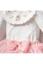 Eliza Tutu Skirt and Toy Accessories, Embroidered Collar, 3-Piece Baby Girl Set - 4
