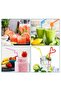 100Pcs 6MM Colourful Flexible Plastic Drinking Straws, Multicolour, Bendable, for Parties and Everyday Use - 5