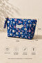 Makeup Bag Quilted Organizer - Travel Cosmetic Organizer Zippered Multi-Purpose Women's Bag 23X14X6 cm - 4