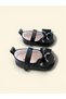 Baby Girl Bowknot Velcro Shiny Patent Leather Booties Shoes First Step Shoes Ballet Flats - 2