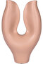 Decorative Ceramic Vase Maya Light Brown 16X28 Cm. - 4