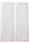 Pink Star Patterned Girls' Baby Girl Tulle Socks - 3