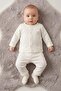 Toddlers Girl 2 Pieces Embroidered Logo Top With Bottom Set, White
