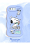 iPhone 7 Plus Compatible Case Camera Protector Blue Silicone Couple Phone Case Stripe Pattern - 2