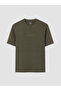 Lcwaikiki Classic Khaki Crew Neck Letter Printed Men's T-Shirt - 4
