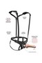 Ham de corp pentru strap-on, Body Dock, Negru - 6