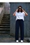 3-Piece Women's Premium Tracksuit Set White T-Shirt 2 Thread Tracksuit Bottom (3 Sets) - 2